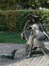 Садово парковая скульптура «Незнакомка», г.Раменское. Скульптор Ершов О.В.Художественное литье из бронзы hspace=