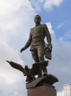 Памятник маршалу авиации Покрышкину А.И. Бронза, гранит, г.Новосибирск. Скульптор Переяславец М.В. hspace=