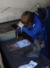 Покрытие барельефа металлом - вполне может заменить гальванопластику, используемый в помещения декор из меди. hspace=